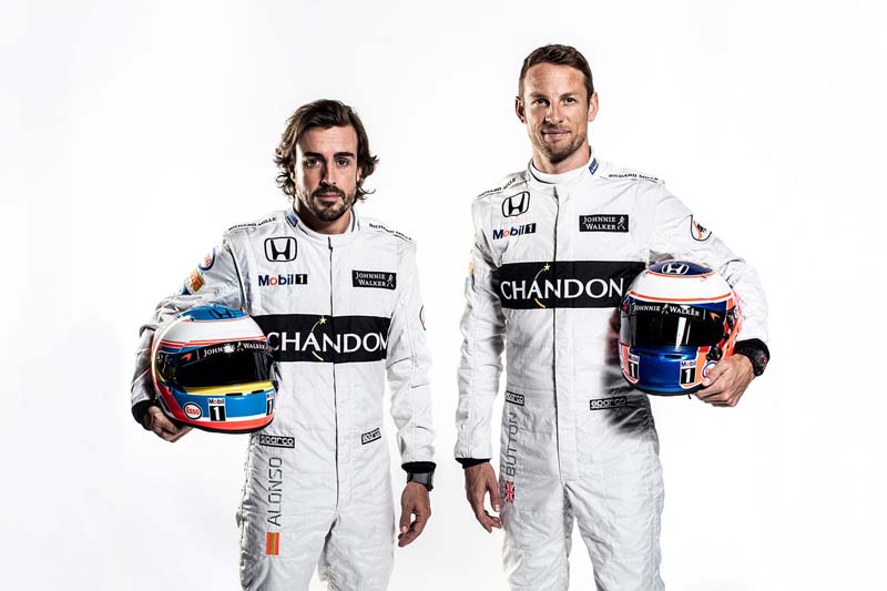 Presentación con McLaren en 2016